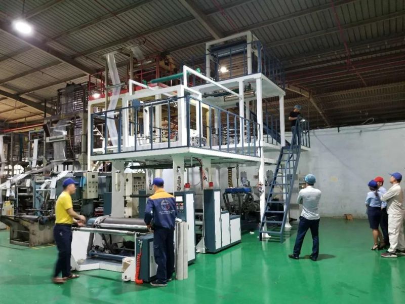 Three to Five Multi Layers Coextrusion Plastic Film Blowing Machine