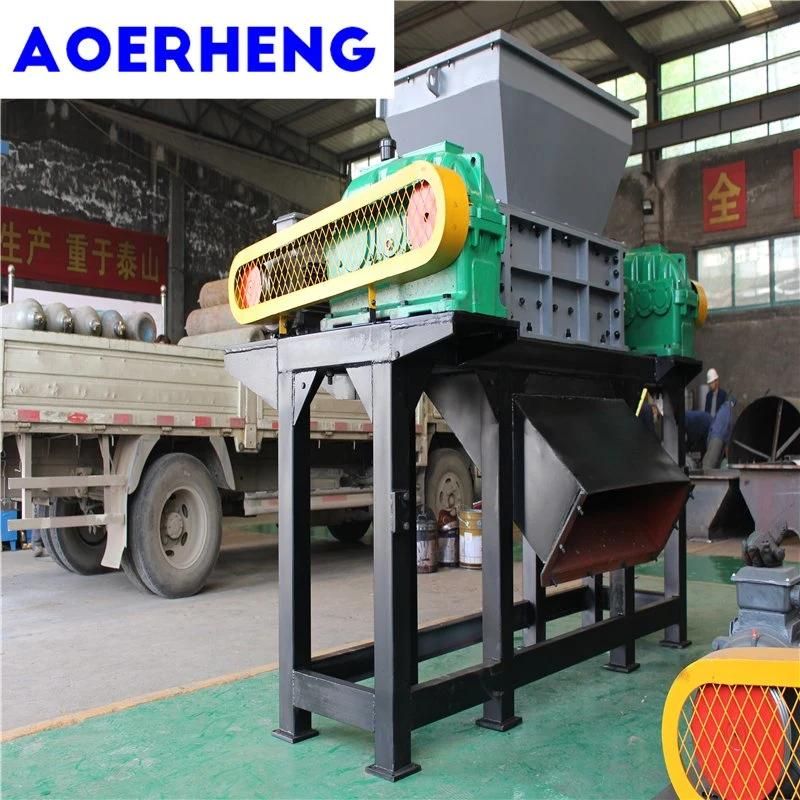 Automatic Double Shaft Shredder for Scrap Metal/Tyre/Automobile/Metal Roller/Wood/Copper/Aluminium/Paper