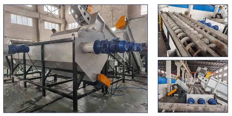 Plastic Washing Plant PP PE Film and Shopping Bag Recycling Machine