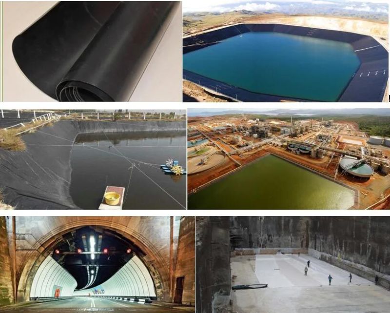 High Density Polyethylene HDPE Waterproofing Sheet Geomembrane Liner Production Line