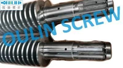 65/132 Twin Conical Screw Barrel for Gpm Extrusion