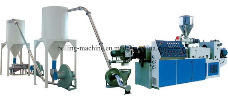 Hot Cutting/Die Face Cutting PVC Compound Extruder/Granulating Line