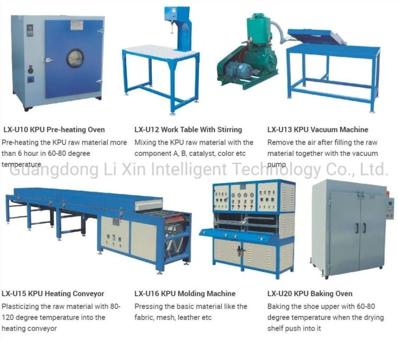 Rubber Rpu/Kpu Coating Molding Machine for Footwear, Garment, Bags etc