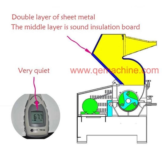 Qg4050 Sound Proof Granulators Recycling Machine Plastic Crusher