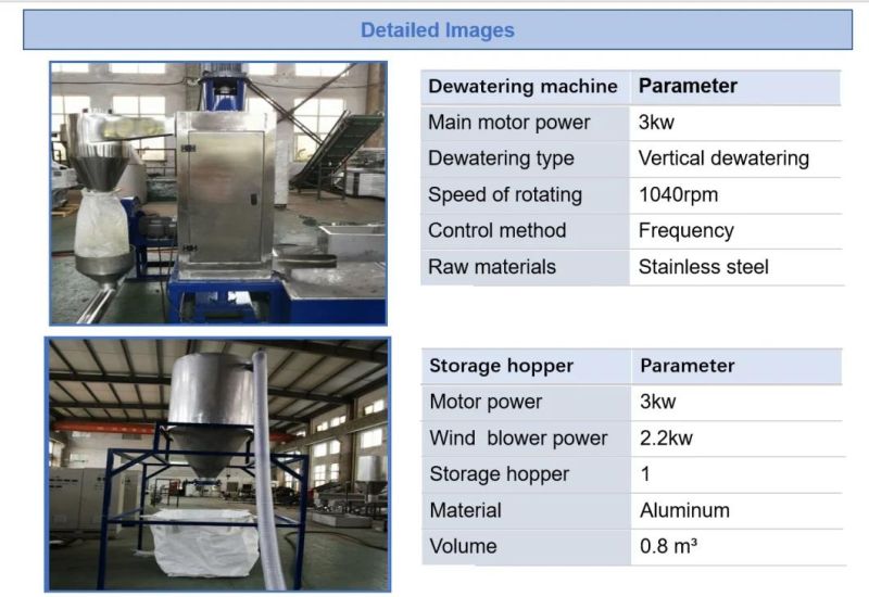 Full Automatic Complete Plastic Recycling Pelletizing Granulating Extruder Production Machines