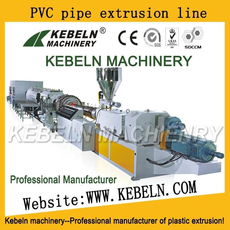 PVC UPVC Drain Plastic Pipe Channel Twin Screw Extruder