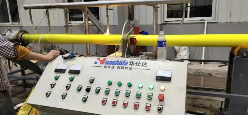 Continue PU Foam Insulation Plastic Pipe Extrusion Machinery