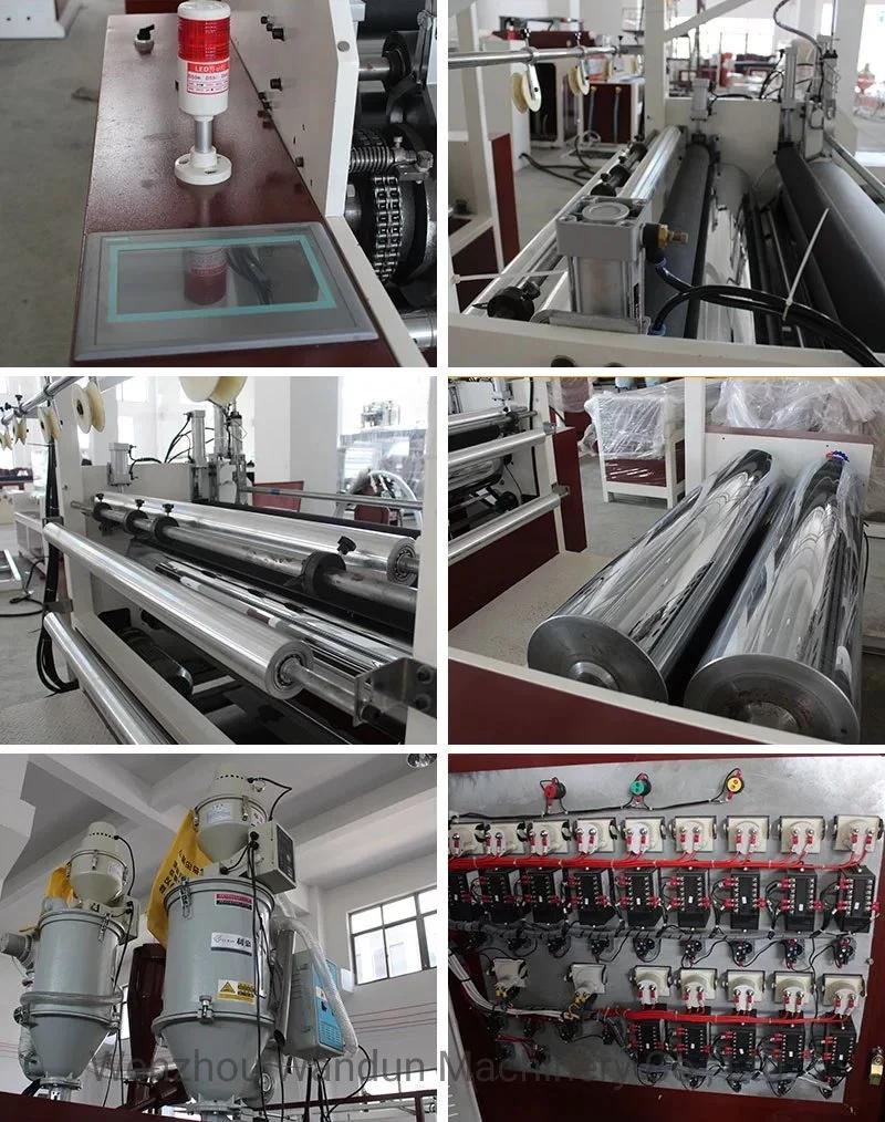 2021 New Design 1000mm Double Layers Plastic Stretch Film Extruder /Stretch Film Making Machine