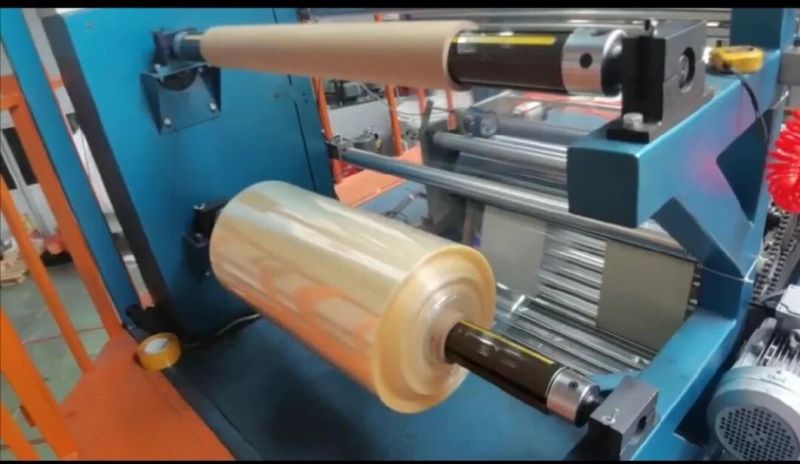 Rotating Film Blowing Machine on PVC Pet Label