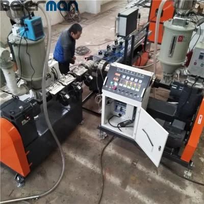 2 Colors PVC Price Label Tag Small Profile Making Line with Single Screw Extruder Sj-45