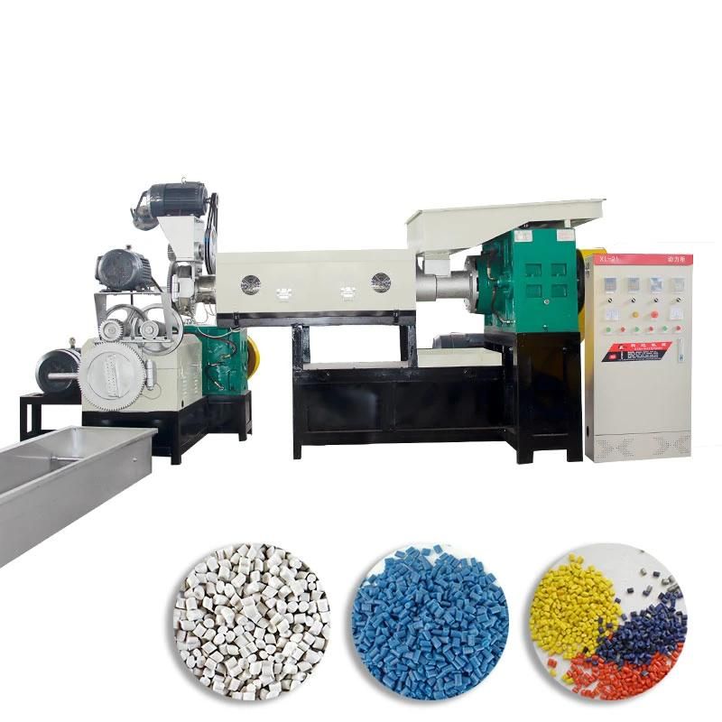 New Design PP Pet PVC HDPE Plastic Granules Double Screw Extruder Plastic Pellet Making Machine