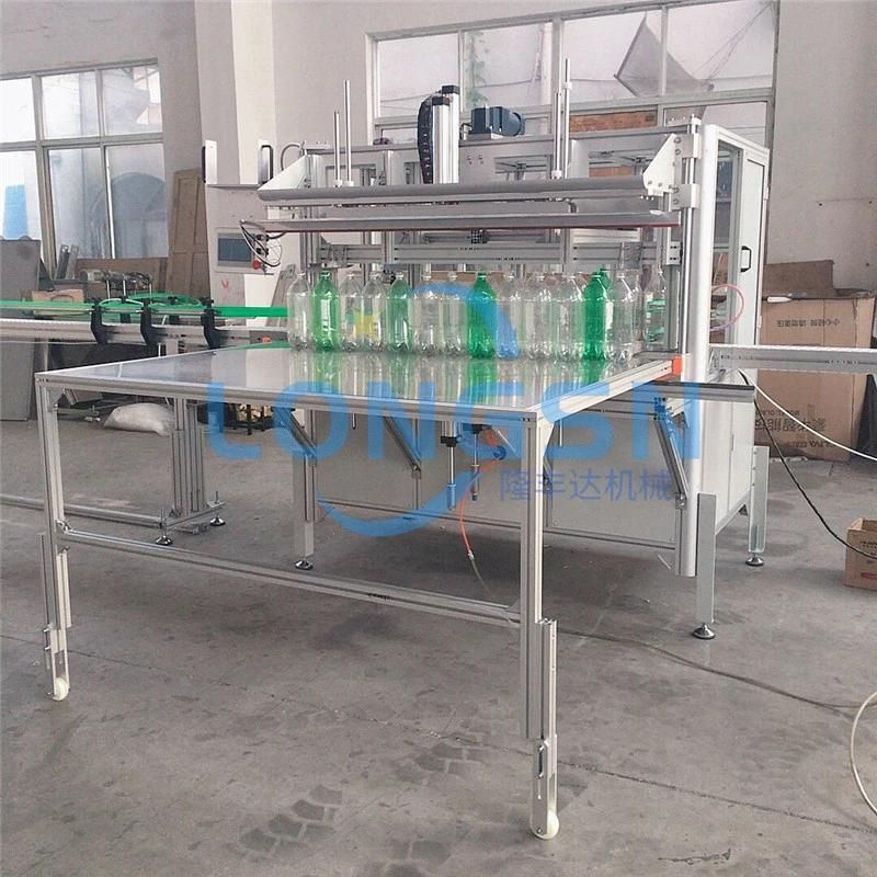 Full Automatic Plastic Empty Bottle Packing Machine Pet HDPE PP Jerrycan Jars Bottle Bagging Packaging Machinery