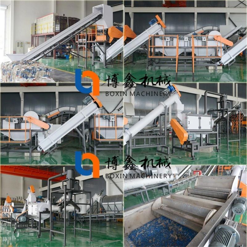 Plastic Shampoo Bottles Containers Solid Waste Washing Machinery