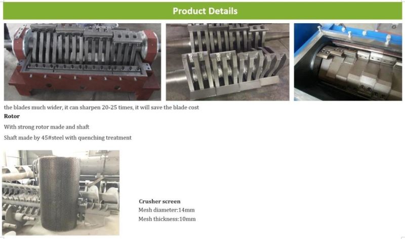 Plastic Crusher/Waste Bottle Crusher/High Capacity Crusher for Pet Bottle/Pppe Bottle/ABS Hard Plastic