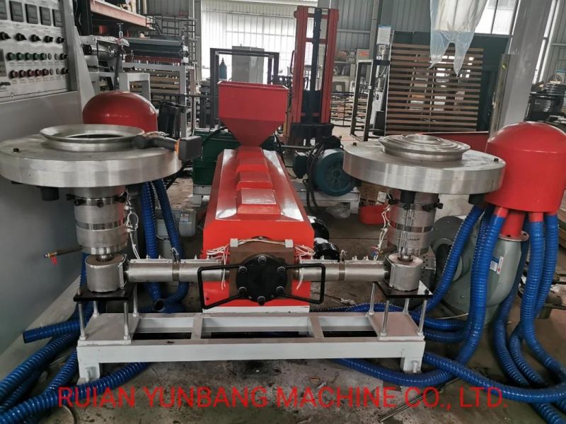 Full Automatic PE Film Blowing Machine with Rotary Die Head and Double Winder