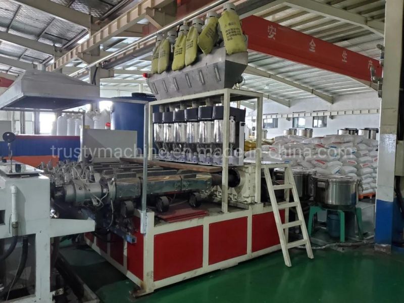 HDPE PE Carbon Reinforced Spiral Prestressed Pipe Manufacturing Machine / Extrusion Line