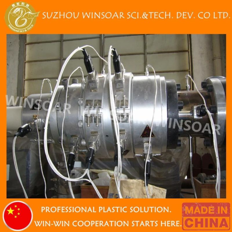 Plastic PVC/CPVC/UPVC Water& Electric Conduit Pipe/Tube (extruder, haul off, cutting winding, belling) Extrusion/Extruding Making Production Line Machine