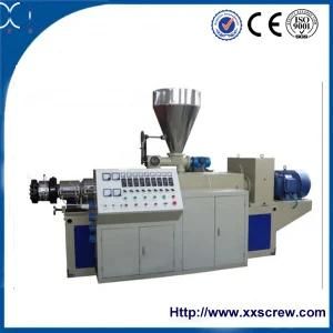 Conical Twin Screw Plastic Pipe Extrusion Machine