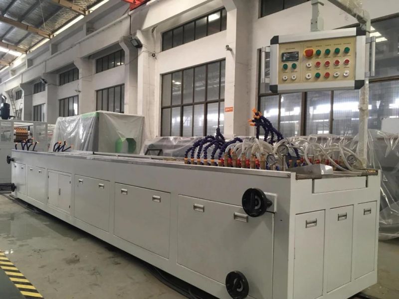 Wood Plastic Composited Product Making Machine PVC PE PP WPC Door Floor Decorative Profile Board Panel Extrusion Production Line