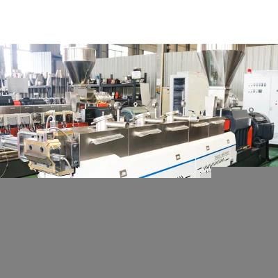 ABS Twin Screw Extruder PP PS Color Masterbatch Making Machine