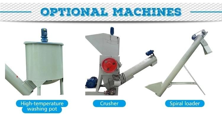 Crushing Washing Drying Recycling Line for Pet Bottles