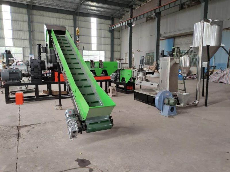 400-500kg/H PE PP Film Plastic Bags Washing Recycling Granulating Machine