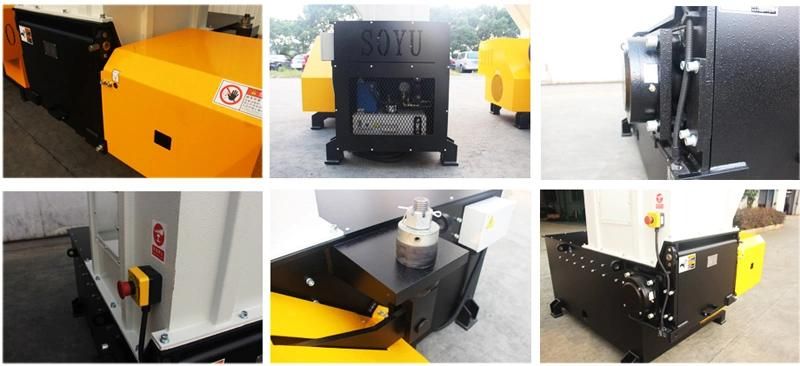 Hot Selling Automatic Plastic Shredder Crushing Machine, Waste Plastic Pipe Barrel Bottle Single Shaft Shredder