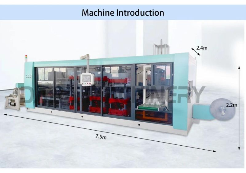 Full Automatic Thermoforming Machine 4 Station Forming Good Price Machine