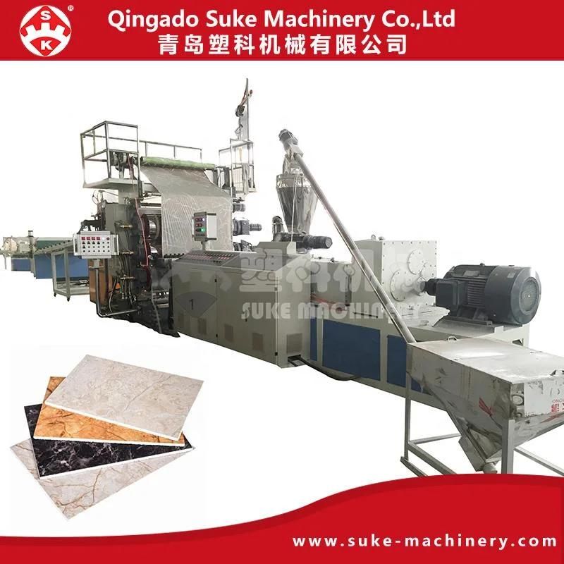 Easy to Learn Manufacture Equipment of PVC Marble Board Extrusion Making Machinery/PVC Artificial Marble Profile Production Line