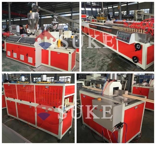 PVC Marble Profile Edging Line Extrusion Making Extruder Machine 