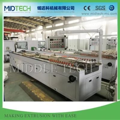 Plastic PVC/UPVC Roller Shutter Slat &Trunking&Duct Channel Profile Extruding Machine ...