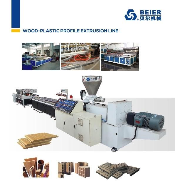 WPC Machine for Produce PVC Wood Plastic Wall Panel, WPC PVC Profile Extrusion Line