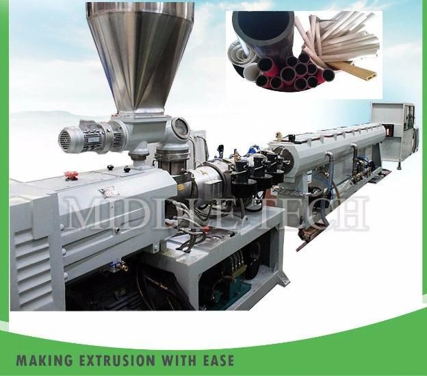 PVC Pipe Extruder/Pipe Extrusion Machine/Conical Twin Screw Extruder
