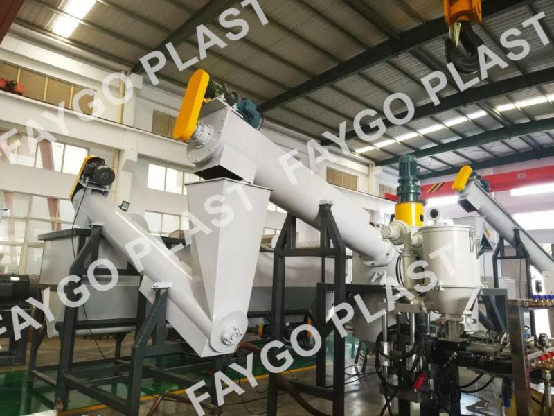 Plastic Pet Recycling Crushing Washing Making Machine
