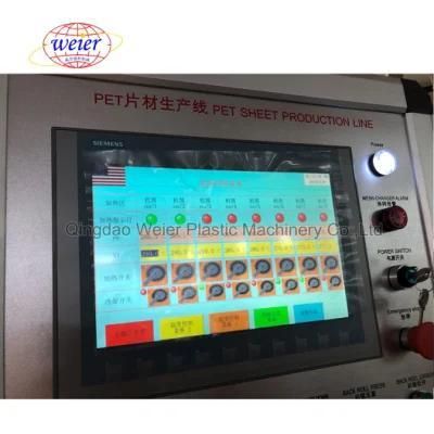 Pet Sheet Single Screw Exhaust Extruder Production Line