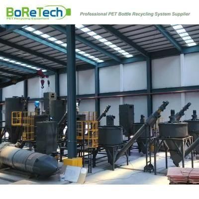 Waste Pet Flakes Crushing Recycling Washing System