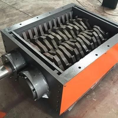 Double/Twin Shaft Used Tyre Shredder/Waste Drum Metal Barrel Wood Pellet Crusher