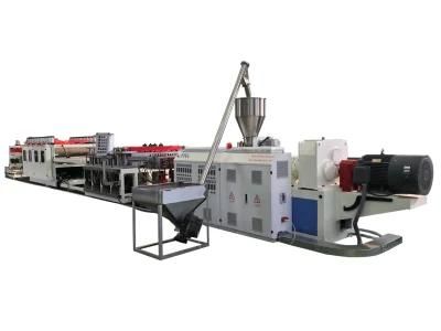 PVC WPC Foam Board Production Line/Plastic Wood Composite Forming Board Machine/WPC ...