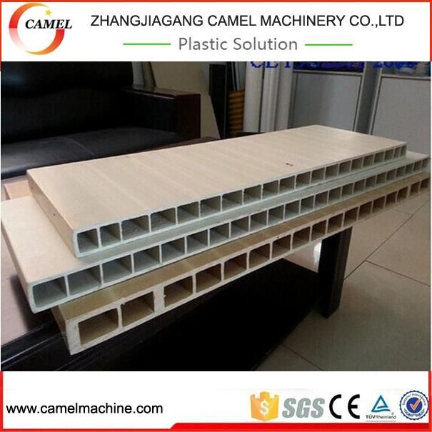 PVC/PE/WPC Wood Plastic Door Board Profile Panel Sheet Decking Extrusion Machine