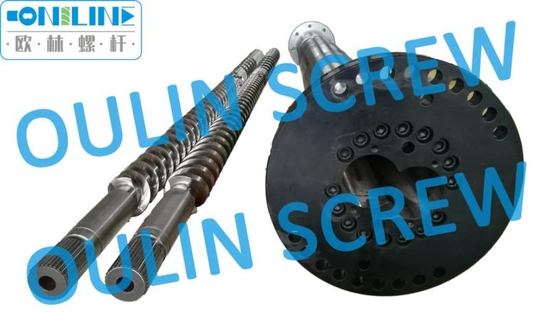 Bimetallic Twin Parallel Screw and Barrel for PVC Wood Profile&Sheet