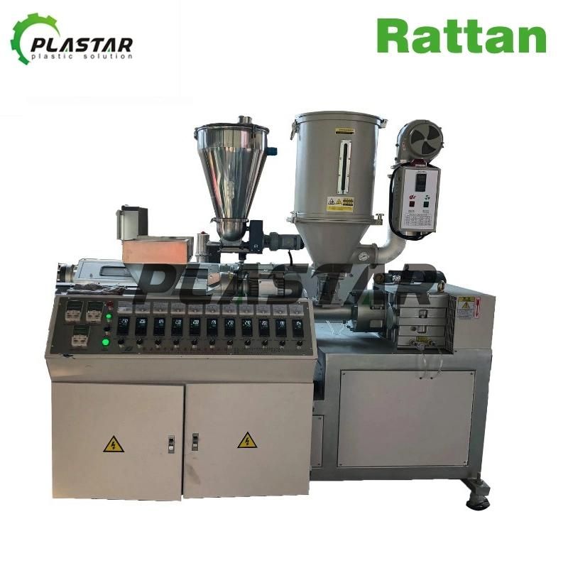 High Speed Plastic Artificial Rattan Making Machine/PVC PE Rattan Extruder Machine, Artificial Rattan Machine Manufacturer
