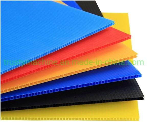 PP, PE Plastic Hollow Plate/Board Extrusion Machinery