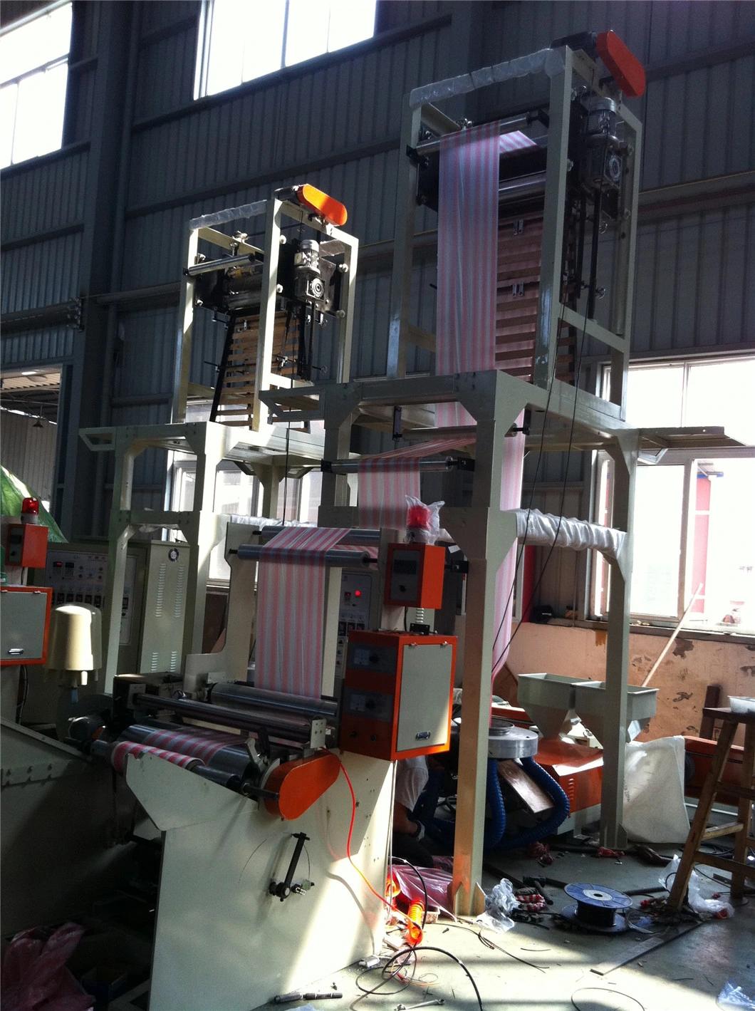 Automatic Double-Color Film Blowing Machine with Auto Winder