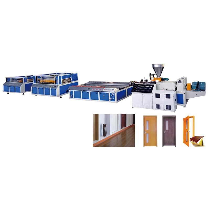 WPC-PVC Door Panel Machine/Machinery Door Panel Extrusion Line