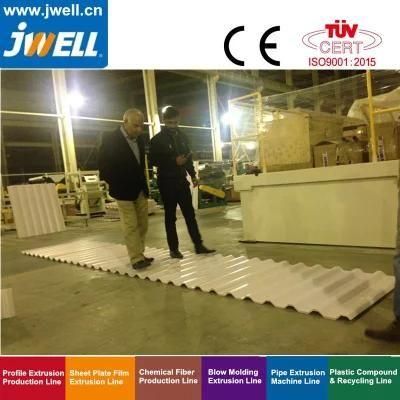 Jwell PVC Hollow Corrugated Board Extrusion