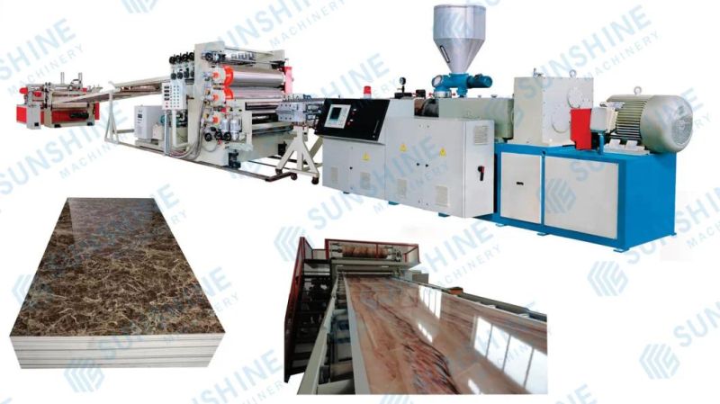 Imitation PVC Artificial Marble Board Equipment