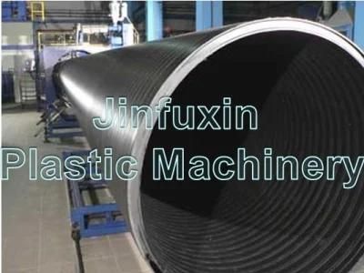 Plastic Huge Diameter Hollowness Wall Spiral Pipe Machine