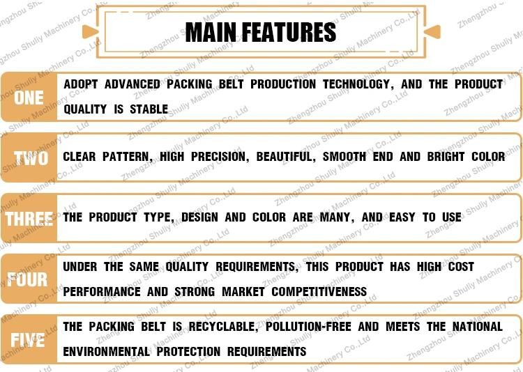 PP Strapping Belt Extruder Plastic Strapping Band Extrusion Line Making Machine