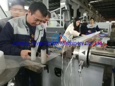 PVC WPC Profile Extruder PVC Wood Composite Floor Making Machine Line