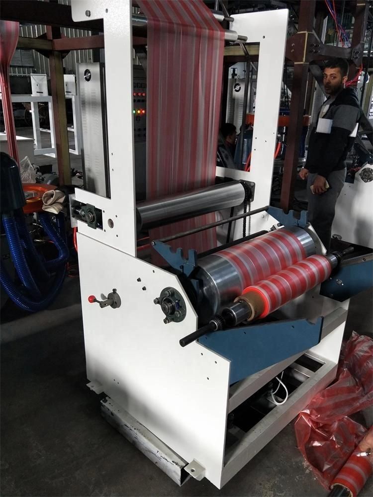 Double Color Stripes Plastic Film Blowing Machine